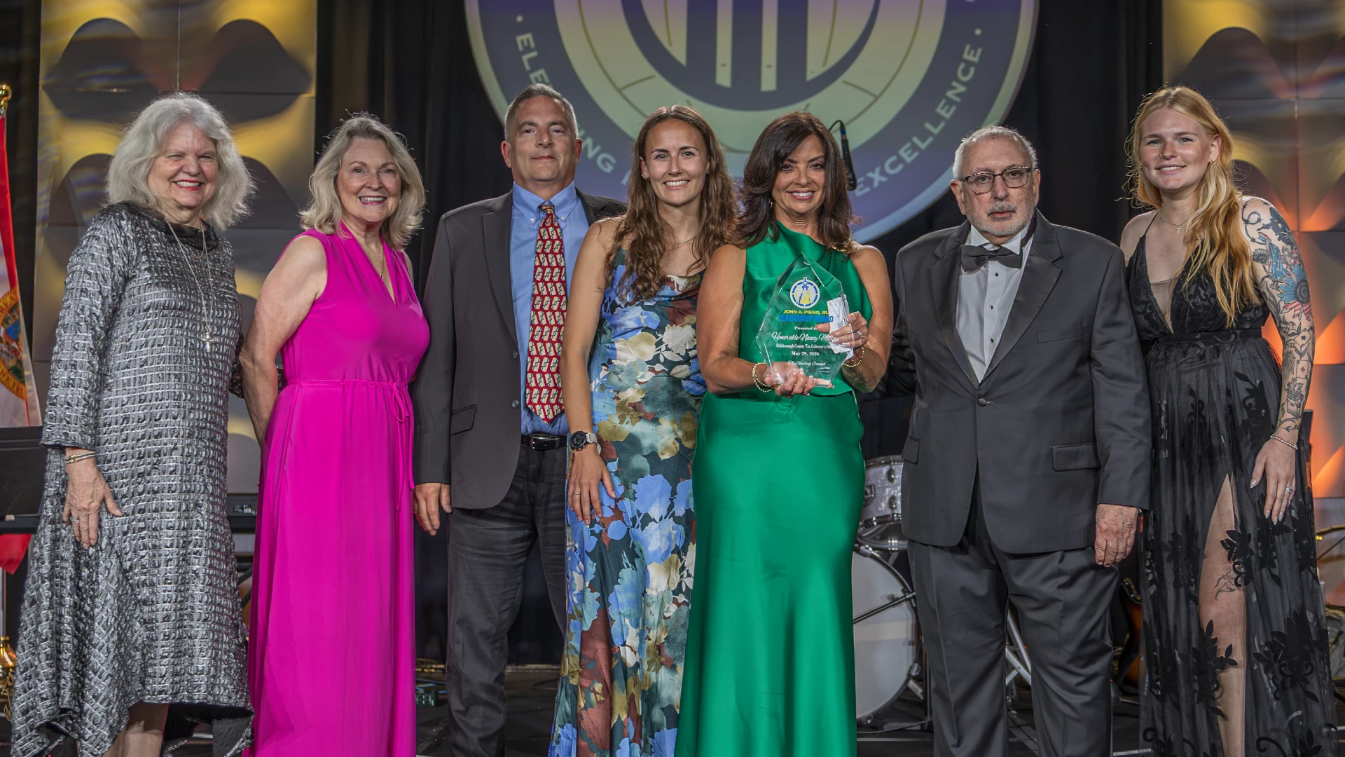 Nancy Millan, Hillsborough County Tax Collector, accepting the 2026 John A. Pieno, Jr. Leadership Award